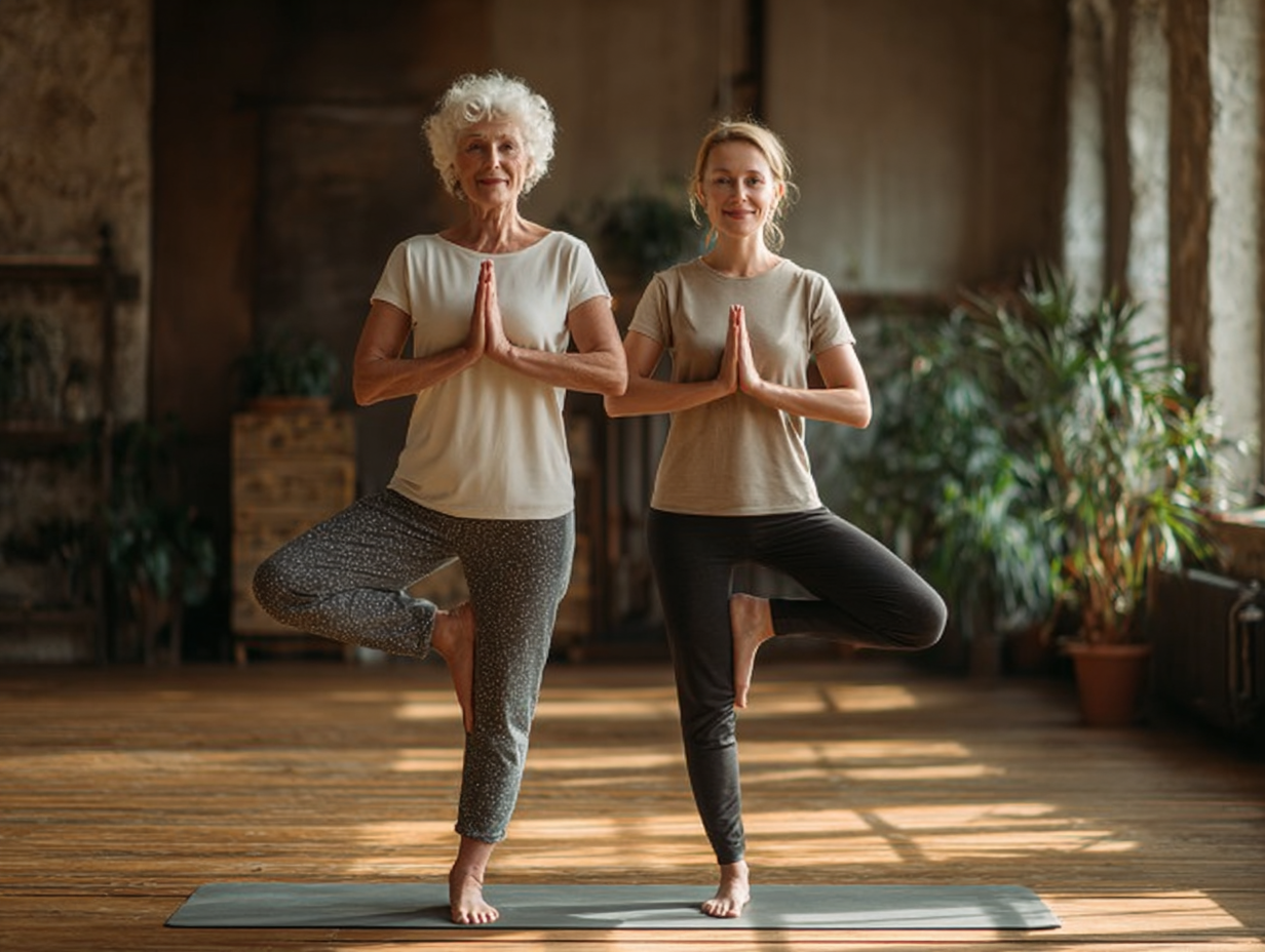 Voluntari BrightCenter ajutând seniori în parcul comunitar